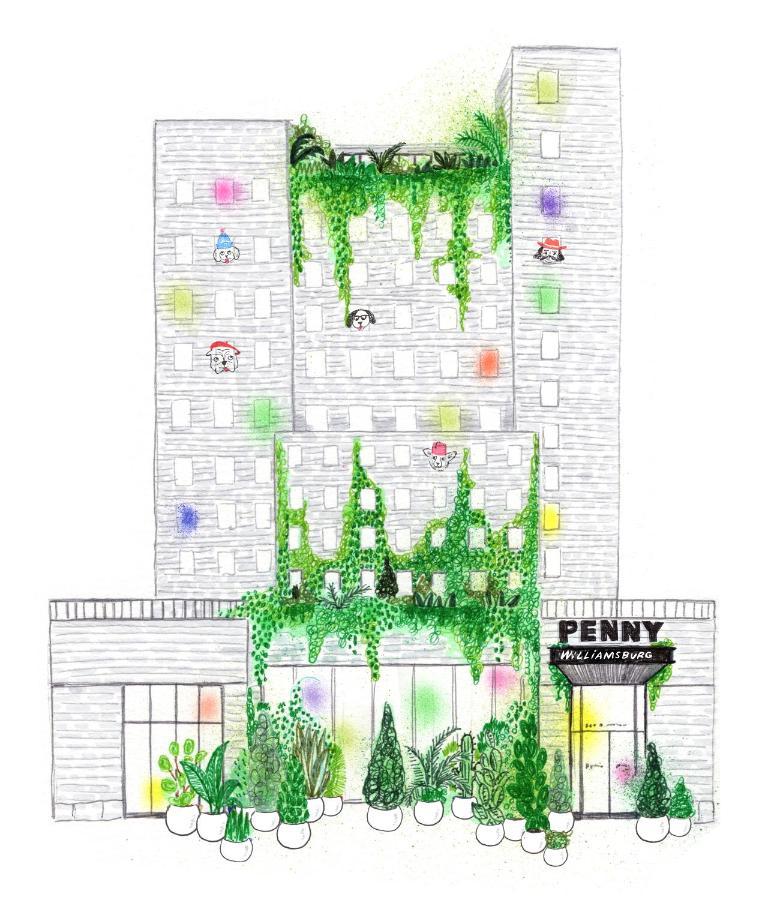 Готель Penny Williamsburg Нью-Йорк Екстер'єр фото